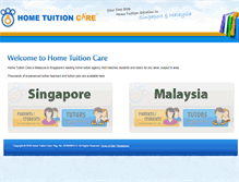 Tablet Screenshot of hometuitioncare.com